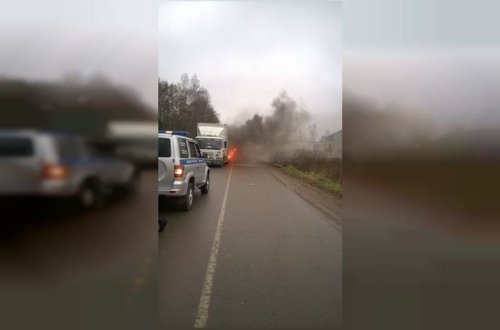 Gömrükçülərdən qaçmağa çalışan azərbaycanlı yanğın törətdi