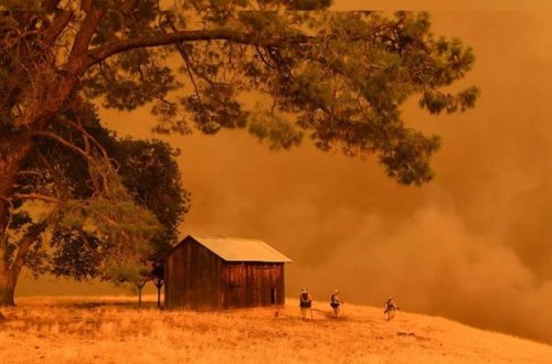 Kalforniyada meşə yanğınlarının fəsadları böyüyür: evlər məhv oldu, insanlar öldü - FOTOLAR