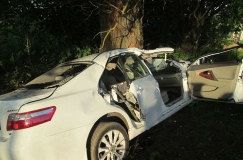 Qəbələdə maşın ağaca çırpıldı: ölən futbol məşqçisi imiş - YENİLƏNİB + FOTO