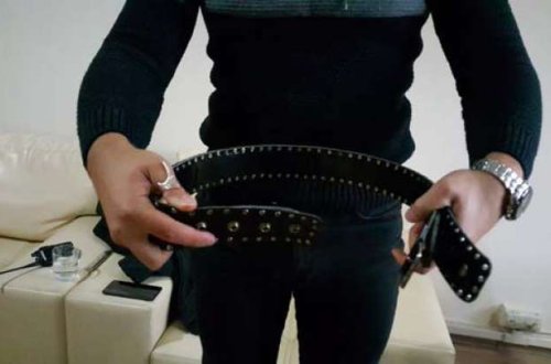 Üzərindən çıxan kəmər POLİSİ ŞOKA SALDI - FOTOLAR