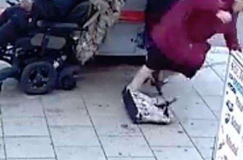 İki qoca qadını yıxan əlil həbsxanaya göndərildi - VİDEO - FOTO