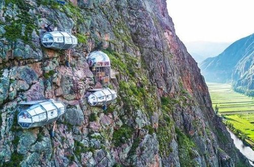 Dünyanın ən yüksək yaşayış məskəni: göy üzü pansionları - FOTO