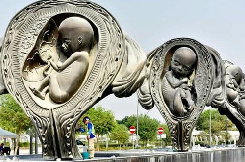 Ana bətnindəki körpə ərəbləri hirsləndirdi - VİDEO - FOTO