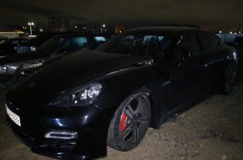 Bakıda “Porsche” ilə qəza törədən sürücü qaçdı - VİDEO
