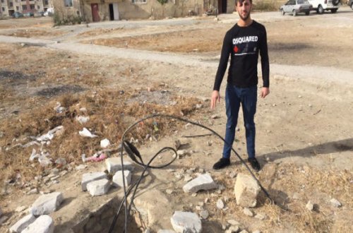 Strateji kabel xəttini oğurlayan şəxs saxlanıldı - FOTO