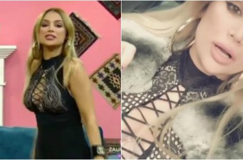 Nigar Camal sinə dekoltesi ilə diqqət çəkdi - VİDEO