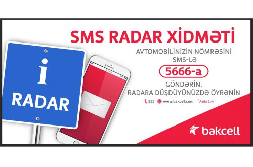 Minlərlə Bakcell abunəçisi “SMSRadar” xidmətindən faydalanır