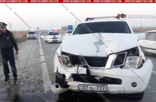 Sərkisyanın oğlu qəzaya düşdü - FOTO