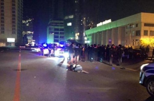 Neftçilər prospektində dəhşətli hadisə - GƏNC OĞLAN YOLUN ORTASINDA CAN VERDİ