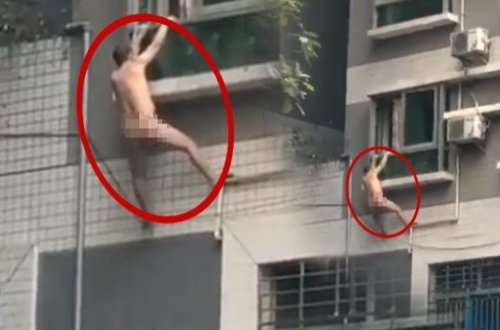 Aldadılan ər arvadını və onun sevgilisini 4-CÜ MƏRTƏBƏDƏN BELƏ ATDI - VİDEO