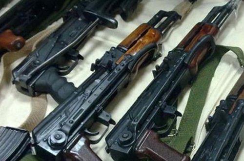 DİN və DTX əməkdaşları silah-sursat tapıblar - Goranboyda