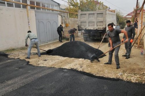Xırdalan sakinlərinə MÜJDƏ: ilin sonunadək yollar - FOTO