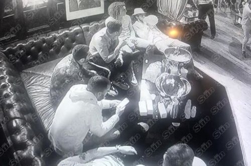 “Arsenal” futbolçularının “kef məclisi”: Araq və şənləndirici qaz - VİDEO