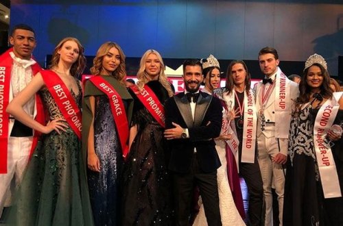 Azərbaycanlı kişi model dünya ikincisi oldu - FOTO