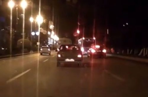 Sumqayıt yollarında GTA: Xeyli avtomobil zədələndi - VİDEO