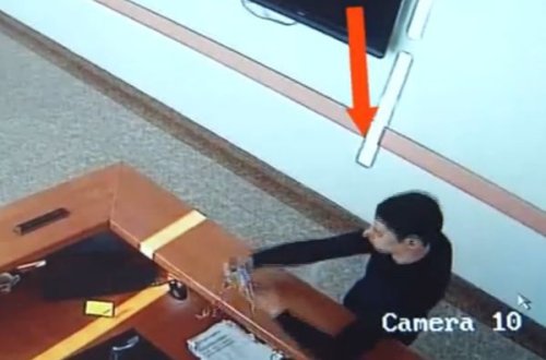 Bakıda özəl klinikada oğurluq kameraya düşdü -VİDEO