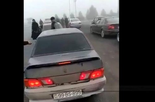 Azərbaycanda yol polisi bütün maşınları postda saxladı, daha sonra... - FOTOLAR