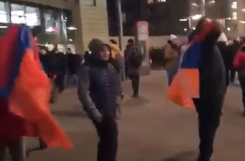 Azərbaycanlı azarkeşlər erməni təxribatçıların dərsini verdilər - VİDEO