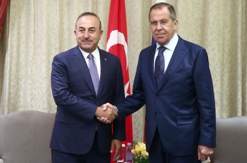 Lavrov Bakıda Çavuşoğlu ilə görüşüb