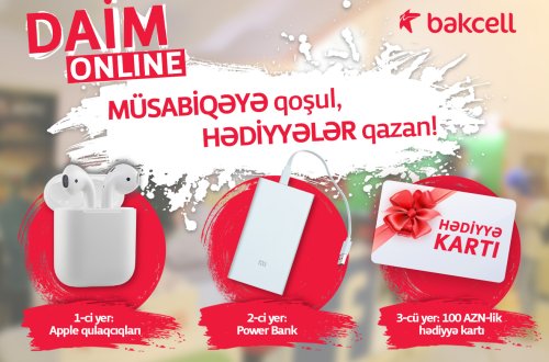 Bakcell sosial şəbəkə istifadəçiləri üçün növbəti müsabiqə elan edib