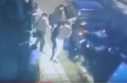 Azərbaycanda məktəb direktoru şagirdi belə döydü - ŞOK GÖRÜNTÜLƏR - VİDEO