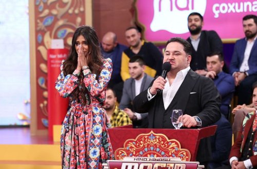 “Maşın şou”nu tərk edən Nərgiz ağladı - FOTO