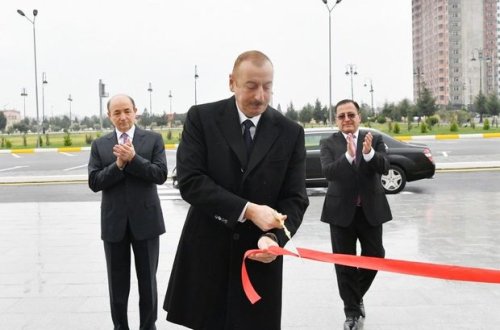 Prezident məhkəmə binasının açılışında iştirak edib - FOTO