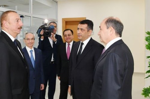 Hakim Ramin Qurbanov İlham Əliyevlə görüşdü - FOTO