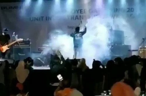 Sunami konsert zamanı musiqiçiləri yuyub apardı - VİDEO