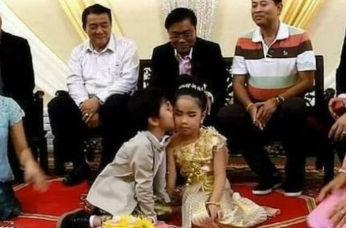 Taylandda altı yaşlı qardaşı əkizi bacısı ilə evləndirdilər - FOTO