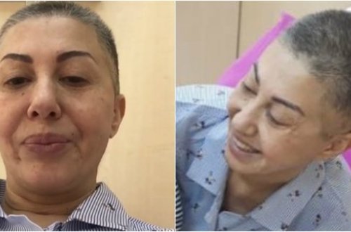 Xərçəngə qalib gələn Zülfiyyənin xəstəxanadan görüntüsü yayıldı - FOTO