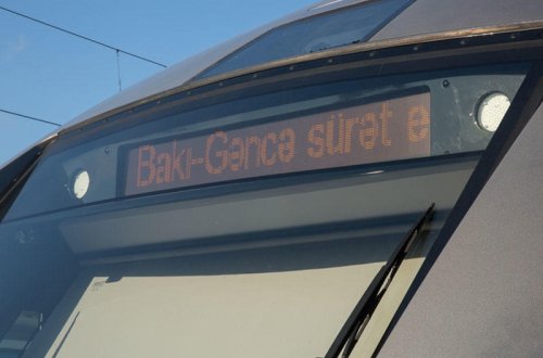 Bakı-Gəncə sürət qatarının hərəkətinə 2 gün qaldı