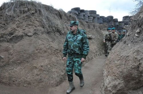 Elçin Quliyev Ermənistanla sərhəddə - FOTO