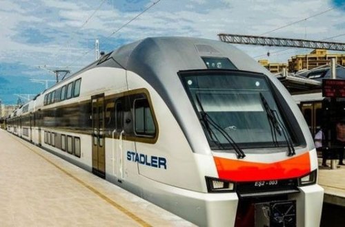 Bakı-Gəncə sürət qatarı ilk reysə çıxdı - FOTO