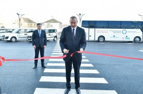 Prezident Əmlak Xidmətləri Məkanının açılışında - FOTO