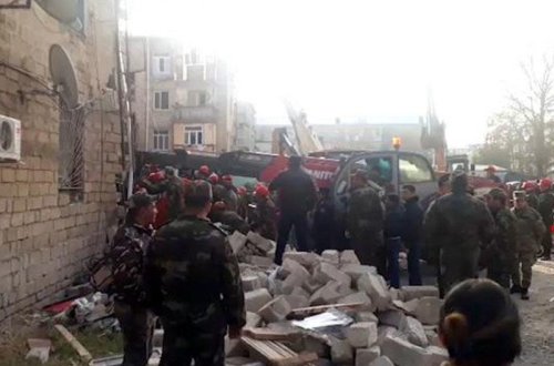 Gəncədə partlayan binadan son xəbər - VİDEO