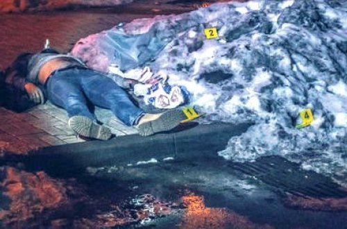 Ukraynada prezidentin mühafizəçisi arvadı və uşağının gözü qarşısında belə can verdi — VİDEO