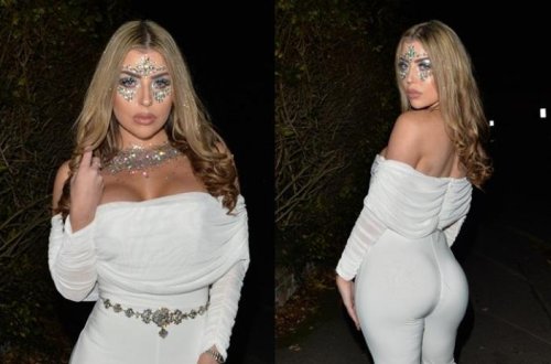 Bu dəfə də geyimi ilə gecəyə damğa vurdu - Fotolar