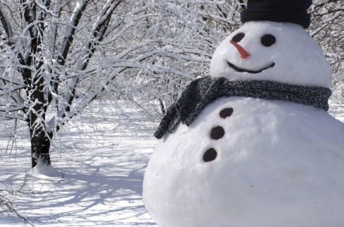 Şəhərə qar yağmadı, bələdiyyə yük maşını ilə mərkəzə dağdan qar gətizdirdi - FOTO