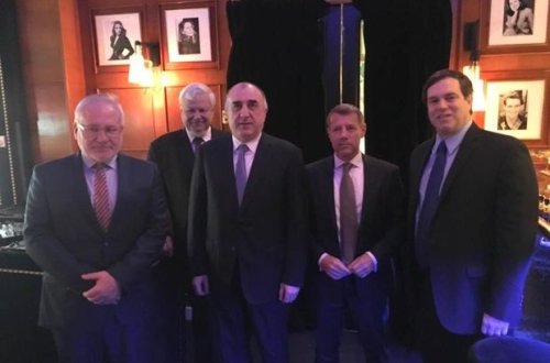 Məmmədyarov Minsk qrupunun həmsədrləri ilə görüşüb