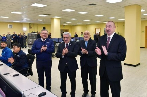 İlham Əliyev “SOCAR karbamid” zavodunun açılışında - YENİLƏNİB + FOTO