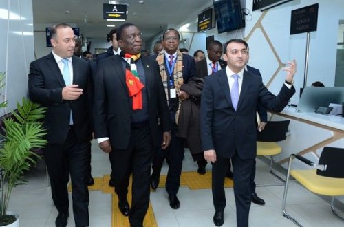 Zimbabve prezidenti “ASAN xidmət”də - FOTO