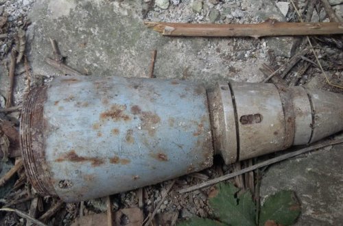 Goranboyda Alban kilsəsində partladıcı tapılıb - FOTO