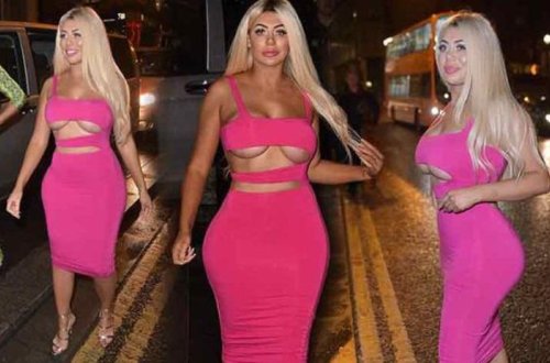 Diqqət çəkmək üçün elə geyindi ki... - Fotolar