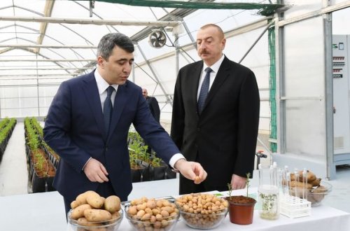 İlham Əliyev Pirşağıda açılışda - YENİLƏNİB + FOTO