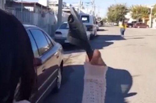 Əsl ana zərbəsi: bu görüntülər fenomenə çevrildi - VİDEO - FOTO