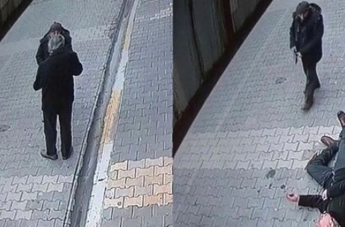 Dəhşətli qətl: Kişini küşənin ortasında başından güllələdi - VİDEO+FOTOLAR