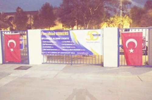 ABŞ-da erməni məktəblərində Türkiyə bayrağı asıldı - FOTO