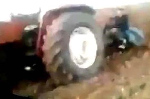 19 yaşlı gəncin əyləncə istəyi faciə ilə sonlandı: Traktorun altında CAN VERDİ - VİDEO