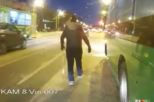 Avtobus sürücülərinin davası qəzaya səbəb oldu – VİDEO